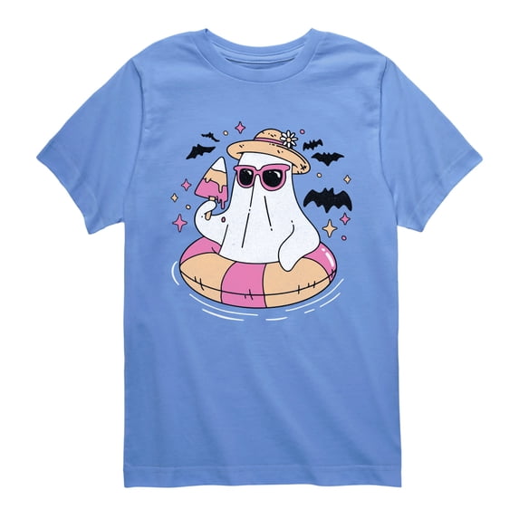 Instant Message - Ghost Beach - Youth Boys Short Sleeve Graphic T-Shirt