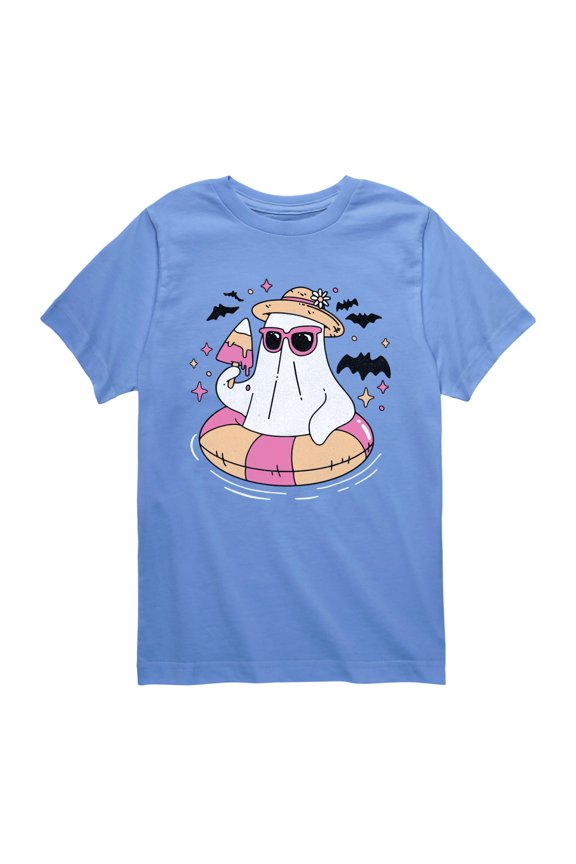 - Ghost Beach - Youth Boys Short Sleeve Graphic T-Shirt
