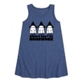 thumbnail image 1 of Instant Message - Ghosts Dont Do Homework  - Toddler & Youth Girls A-line Dress, 1 of 6