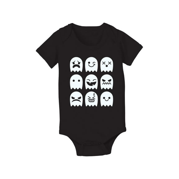 Instant Message - Ghosts Emoticons - Infant Baby One Piece