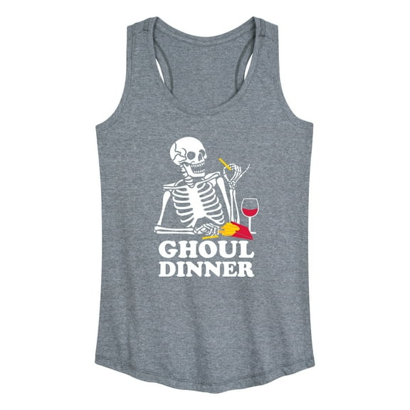 Instant Message - Ghoul Dinner - Ladies Racerback Tank