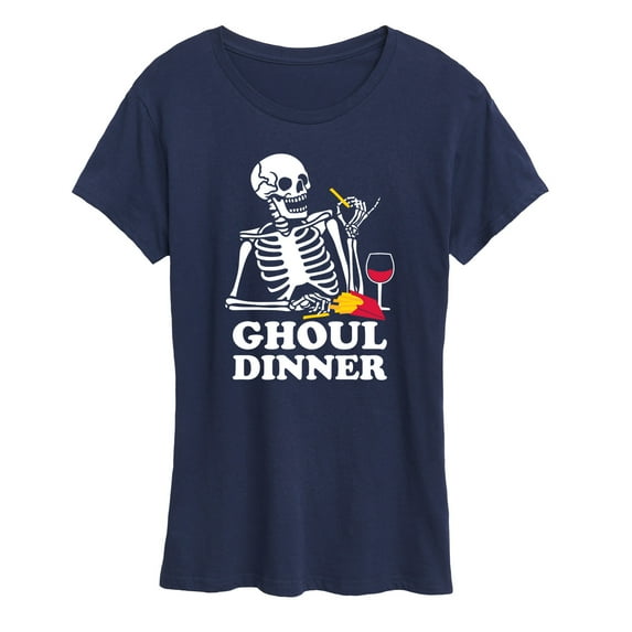 Instant Message - Ghoul Dinner - Women's Short Sleeve Graphic T-Shirt