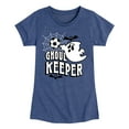 thumbnail image 1 of Instant Message - Ghoul Keeper - Toddler & Youth Girls Short Sleeve Graphic T-Shirt, 1 of 6