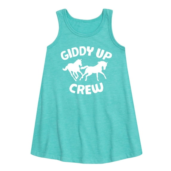 Instant Message - Giddy Up Crew - Toddler & Youth Girls A-line Dress