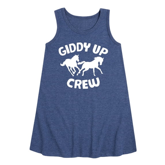 Instant Message - Giddy Up Crew - Toddler & Youth Girls A-line Dress
