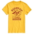 thumbnail image 1 of Instant Message - Giddy Up Jingle Horse - Men's Short Sleeve Graphic T-Shirt, 1 of 5