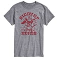 thumbnail image 1 of Instant Message - Giddy Up Jingle Horse - Men's Short Sleeve Graphic T-Shirt, 1 of 5
