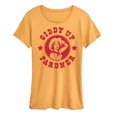 thumbnail image 1 of Instant Message - Giddy Up Pardner - Women's Short Sleeve Graphic T-Shirt, 1 of 7