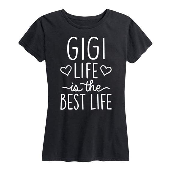 Instant Message - Gigi Life Is The Best Life Short Sleeve Graphic T-Shirt