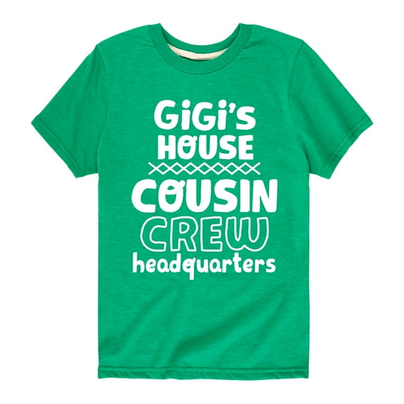 Instant Message - Gigi's House Cousin Crew HQ - Toddler And Youth Short Sleeve Graphic T-Shirt