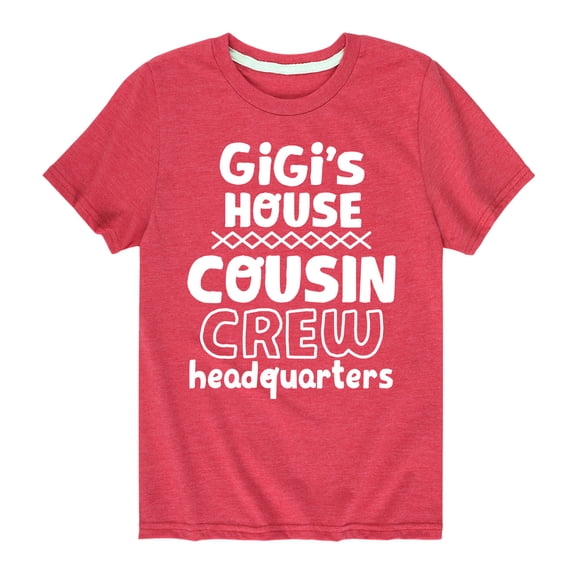 Instant Message - Gigi's House Cousin Crew HQ - Toddler And Youth Short Sleeve Graphic T-Shirt