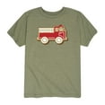 thumbnail image 1 of Instant Message - Gingerbread Firetruck - Toddler Short Sleeve Tee, 1 of 4