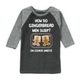 thumbnail image 1 of Instant Message - Gingerbread Men Cookie Sheets Christmas - Toddler & Youth Raglan Graphic T-Shirt, 1 of 5