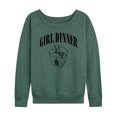 thumbnail image 1 of Instant Message - Girl Dinner Chinese Takeout - Women's Lightweight French Terry Long Sleeve Shirt, 1 of 6
