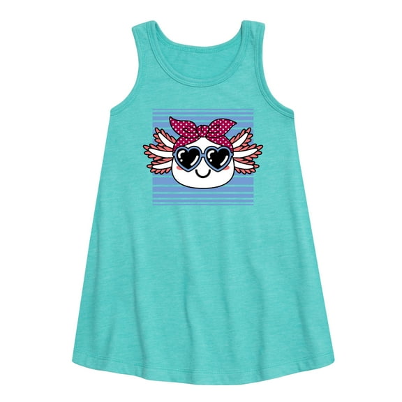 Instant Message - Girls Love Big Bows - Toddler & Youth Girls A-line Dress