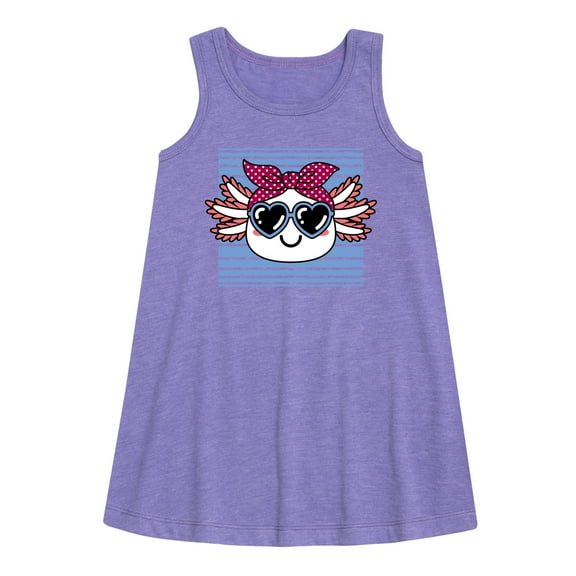 Instant Message - Girls Love Big Bows - Toddler & Youth Girls A-line Dress