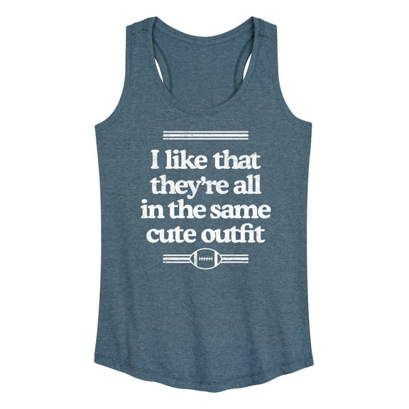 Instant Message - Girls & Sports - Cute Matching Outfits - Women's Racerback Tank Top