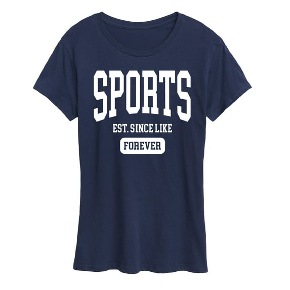 Instant Message - Girls & Sports - Sports Est. Since Forever - Women's Short Sleeve Graphic T-Shirt