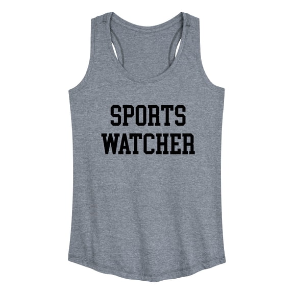 Instant Message - Girls & Sports - Sports Watcher - Women's Racerback Tank Top
