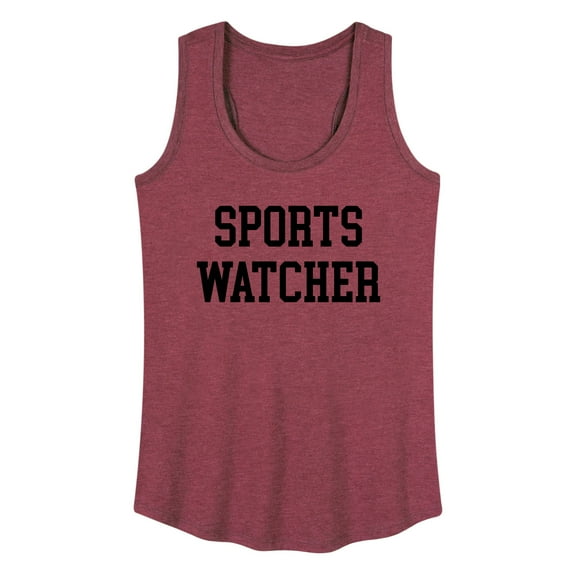 Instant Message - Girls & Sports - Sports Watcher - Women's Racerback Tank Top