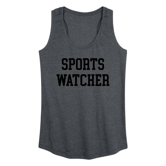 Instant Message - Girls & Sports - Sports Watcher - Women's Racerback Tank Top