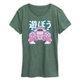 thumbnail image 1 of Instant Message - Girly Game Controller - Women's Short Sleeve Graphic T-Shirt, 1 of 6