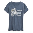 thumbnail image 1 of Instant Message - Give A Hoot Owl - Women's Short Sleeve Graphic T-Shirt, 1 of 5