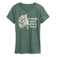 thumbnail image 1 of Instant Message - Give A Hoot Owl - Women's Short Sleeve Graphic T-Shirt, 1 of 5