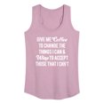 thumbnail image 1 of Instant Message - Give Me Coffee Wine - Women's Racerback Tank Top, 1 of 6