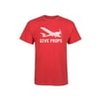thumbnail image 1 of Instant Message - Give Props, Airplane - Men's Short Sleeve Graphic T-Shirt, 1 of 5