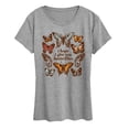 thumbnail image 1 of Instant Message - Give You Butterflies - Women's Short Sleeve Graphic T-Shirt, 1 of 6