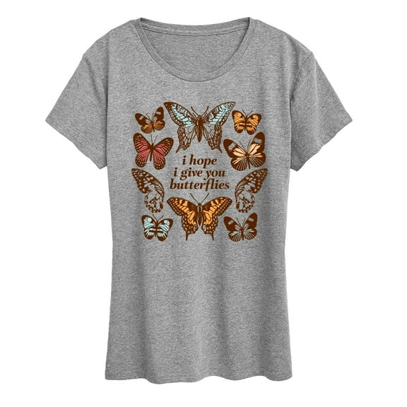 Instant Message - Give You Butterflies - Women's Short Sleeve Graphic T-Shirt