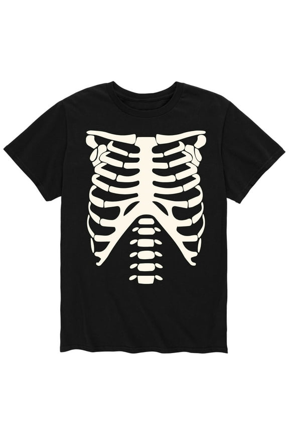 - Glow in The Dark Skeleton Torso - Men's Short Sleeve T-Shirt