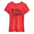 thumbnail image 1 of Instant Message - Go In Grace - Butterfly - Women's Short Sleeve Graphic T-Shirt, 1 of 6