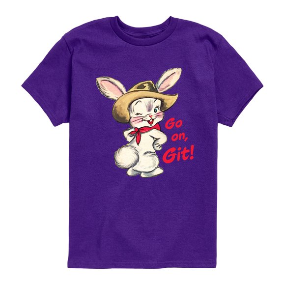 Instant Message - Go On Git - Youth Boys Short Sleeve Graphic T-Shirt