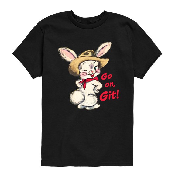Instant Message - Go On Git - Youth Boys Short Sleeve Graphic T-Shirt