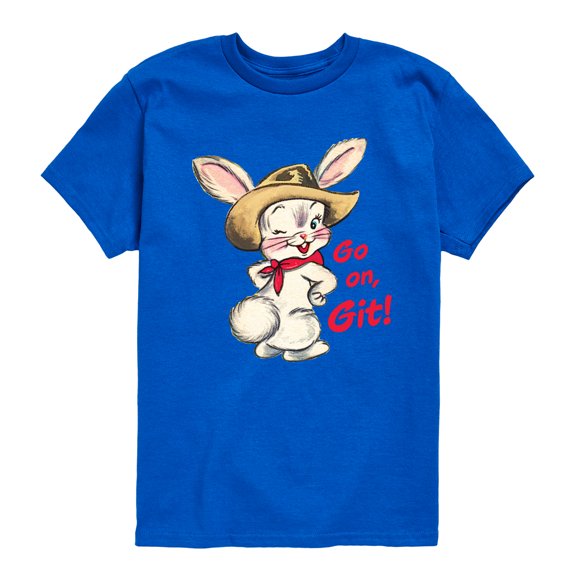 Instant Message - Go On Git - Youth Boys Short Sleeve Graphic T-Shirt