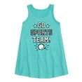 thumbnail image 1 of Instant Message - Go Sports Team - Toddler & Youth Girls A-line Dress, 1 of 5