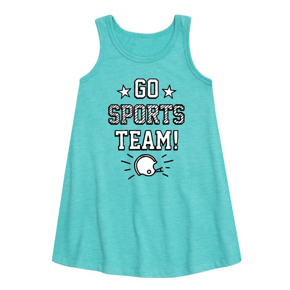 Instant Message - Go Sports Team - Toddler & Youth Girls A-line Dress