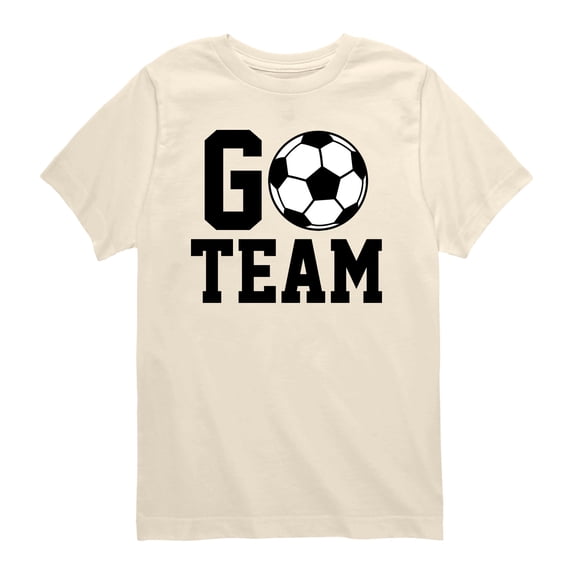 Instant Message - Go Team Soccer - Toddler Boys Short Sleeve Graphic T-Shirt