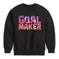 thumbnail image 1 of Instant Message - Goal Maker - Toddler & Youth Crewneck Fleece Sweatshirt, 1 of 6
