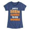 thumbnail image 1 of Instant Message - Gobble In My Wobble - Girls Short Sleeve T-Shirt, 1 of 5