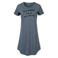 thumbnail image 1 of Instant Message - God, I Let Go. Now Do Your Thing Graphic T-shirt Dress, 1 of 6