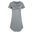 thumbnail image 1 of Instant Message - God, I Let Go. Now Do Your Thing - Women's Sleeveless Shift Dress, 1 of 7