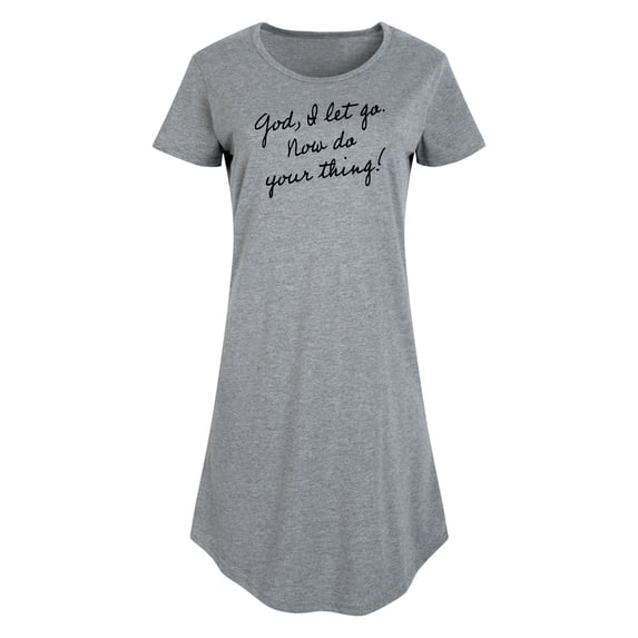 Instant Message - God, I Let Go. Now Do Your Thing - Women's Sleeveless Shift Dress