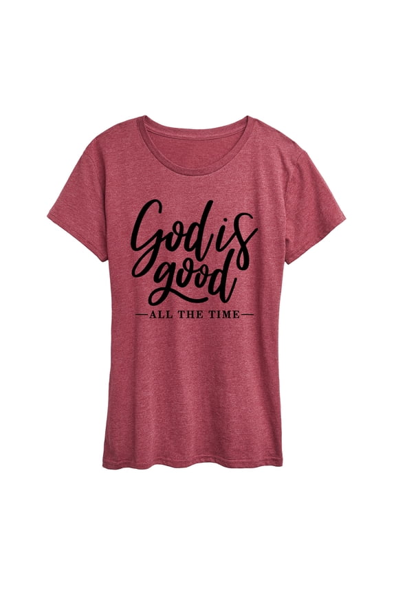 - God Is Good All The Time Short Sleeve Graphic T-Shirt