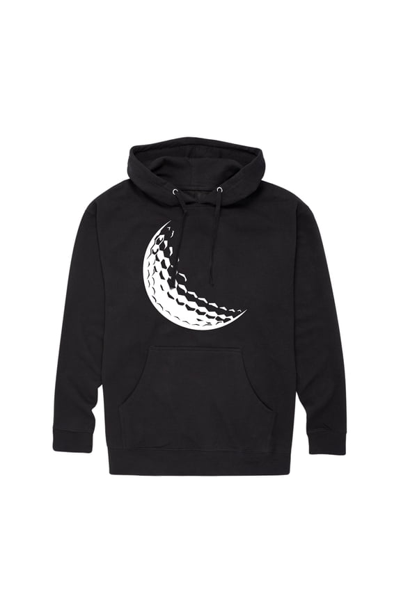 - Golf Ball Moon - Adult Pullover Hooded Fleece Sweatshirt