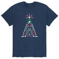 thumbnail image 1 of Instant Message - Golf Christmas Tree  - Men's Short Sleeve Graphic T-shirt, 1 of 5