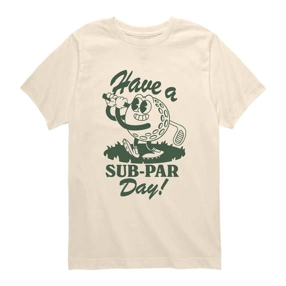 Instant Message - Golf Have a Sub Par Day Short Sleeve Graphic T-Shirt