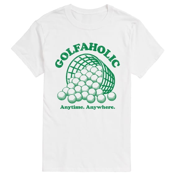 Instant Message - Golfaholic Short Sleeve Graphic T-Shirt